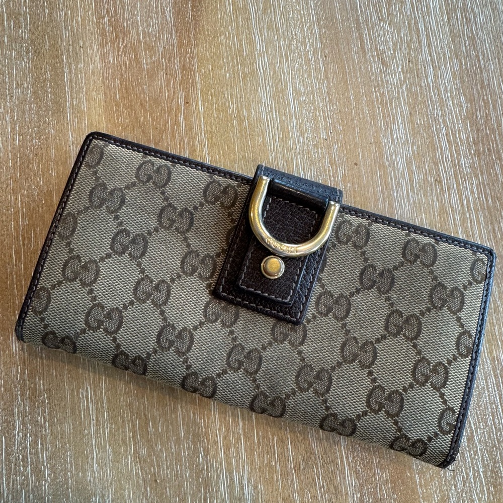 Gucci Brown Monogram Wallet